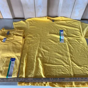 3 Adult X Large  New Gildan T-Shirts-Yellow
