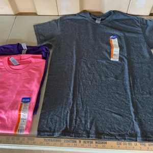3 Adult Medium New Gildan T-Shirts-Assorted Colors