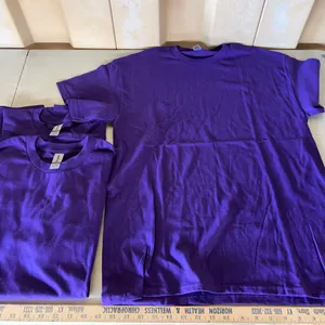 3 Adult Medium New Gildan T-Shirts-Purple