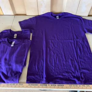3 Adult Medium New Gildan T-Shirts-Purple