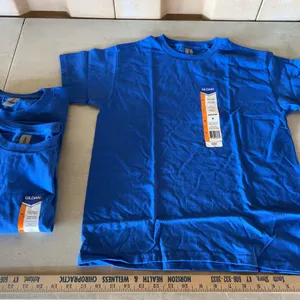 3 Youth Medium New Gildan T-Shirts-Blue