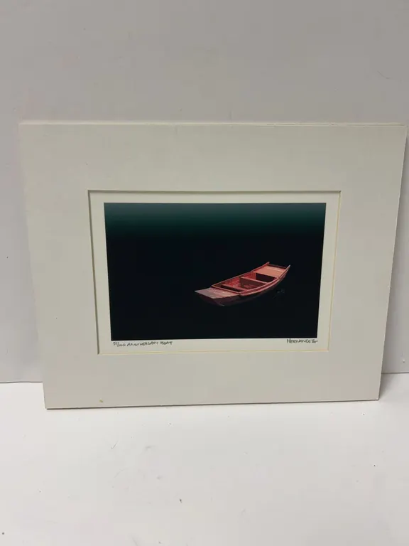 Fermin Hernandez Signed Print Anniversary Boat 5/100