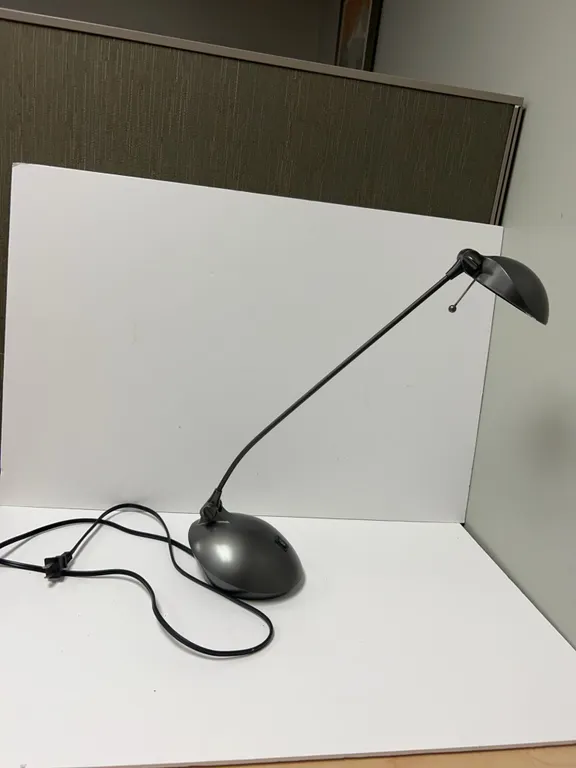 IKEA FLYGEL Black Adjustable Desk Lamp with Switch