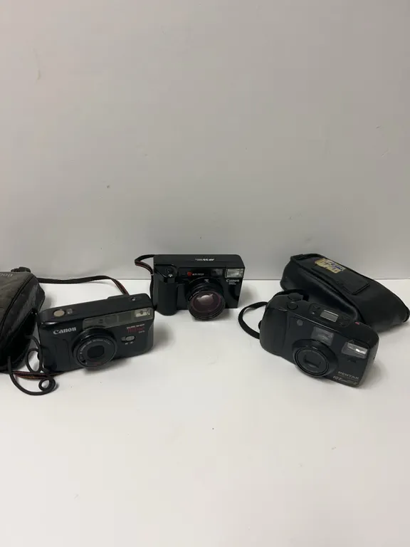Canon Sure Shot Telemax, AF35ML, Pentax IQZoom 35mm Cameras