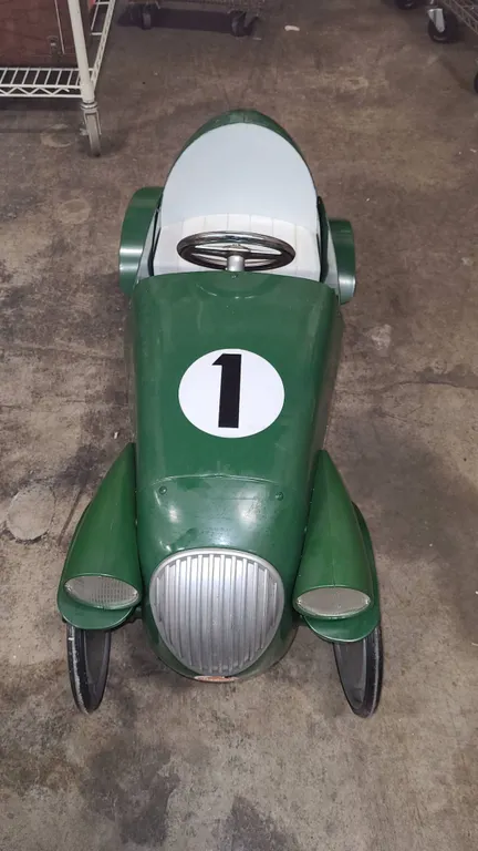 Baghera Green Pedal Car Model 1924V for Ages 3-6