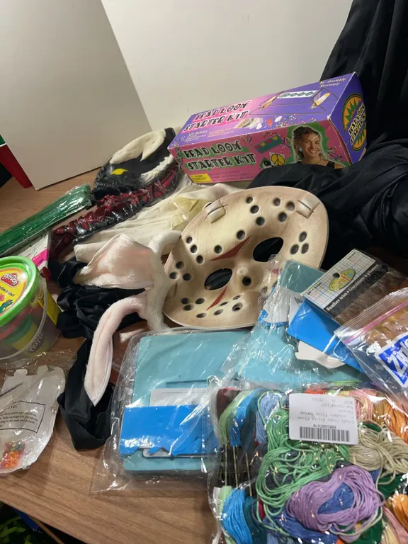 Craft Supplies with Costumes and Bead Loom Kit