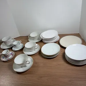 Tea Cups and Saucers, Corning Centura, China, Japan