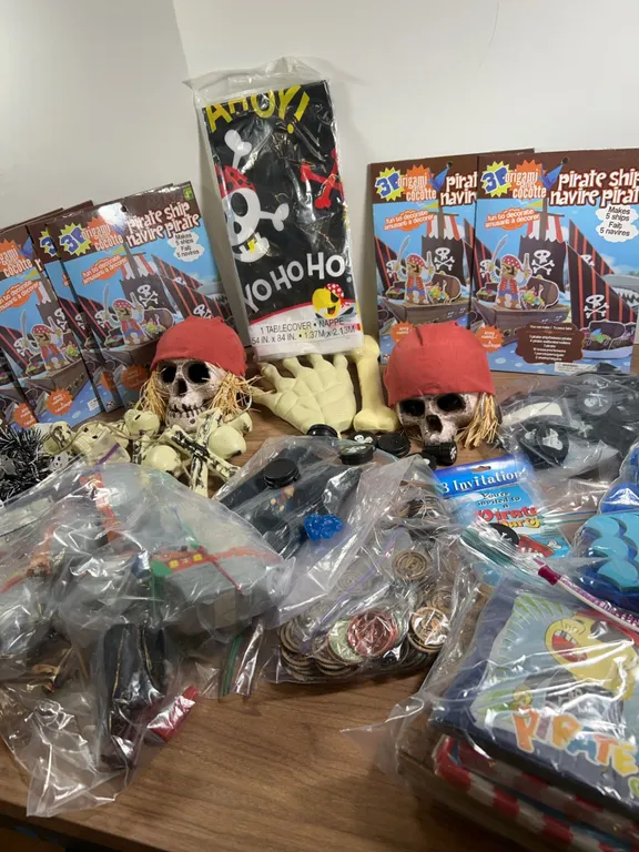 Pirate Party Supplies Lot With Decorations And Favors