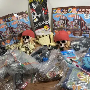 Pirate Party Supplies Lot With Decorations And Favors