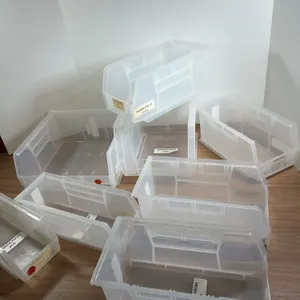 7 Akro-Mils AkroBins Clear Plastic Storage Bins