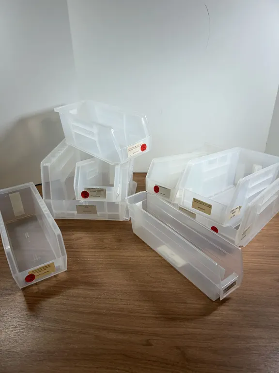 Akro-Mils AkroBins Clear Plastic Storage Bins