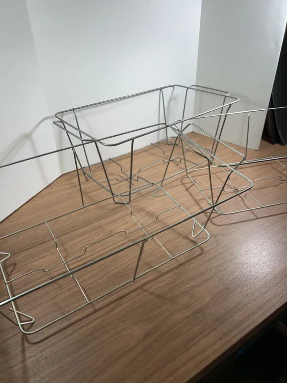 Four Metal Wire Storage Racks or Organizers