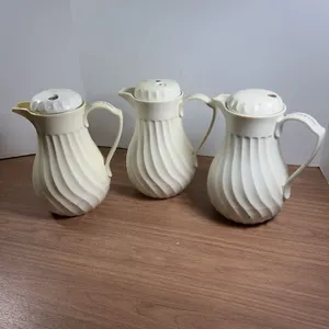 3 Connoserve White Plastic Beverage Servers