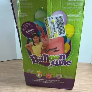 Balloon Time Standard Helium Balloon Kit 30 Balloons