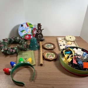 Holiday Decor, Sewing Notions, and Craft Items