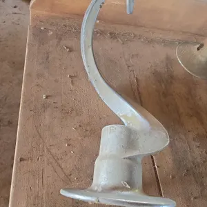 Vintage aluminum Hobart upright stand mixer dough hook