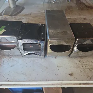 Assorted vintage tidy nap Chrome napkin dispensers