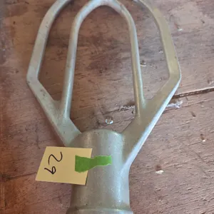 Vintage aluminum Hobart b flat beater for a large Hobart mixer