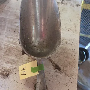 Vintage aluminum 2 cup bakery scoop