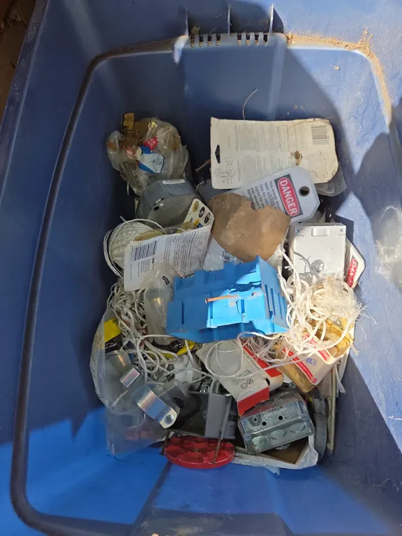 Assorted electrical hardware