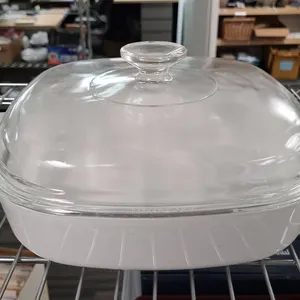 Corning COORMATES KA-SK-10 Casserole w/ Lid 10x10x2 Inch
