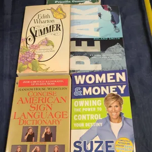 5 Paperback Books Wharton Orman Smith Cummings