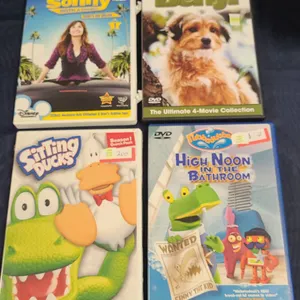 Children’s DVD Lot: Benji, Sonny, Sitting Ducks, VeggieTales