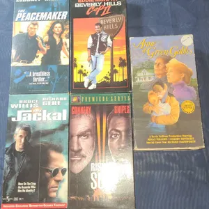 5 VHS Tapes Action Drama and Family Classics