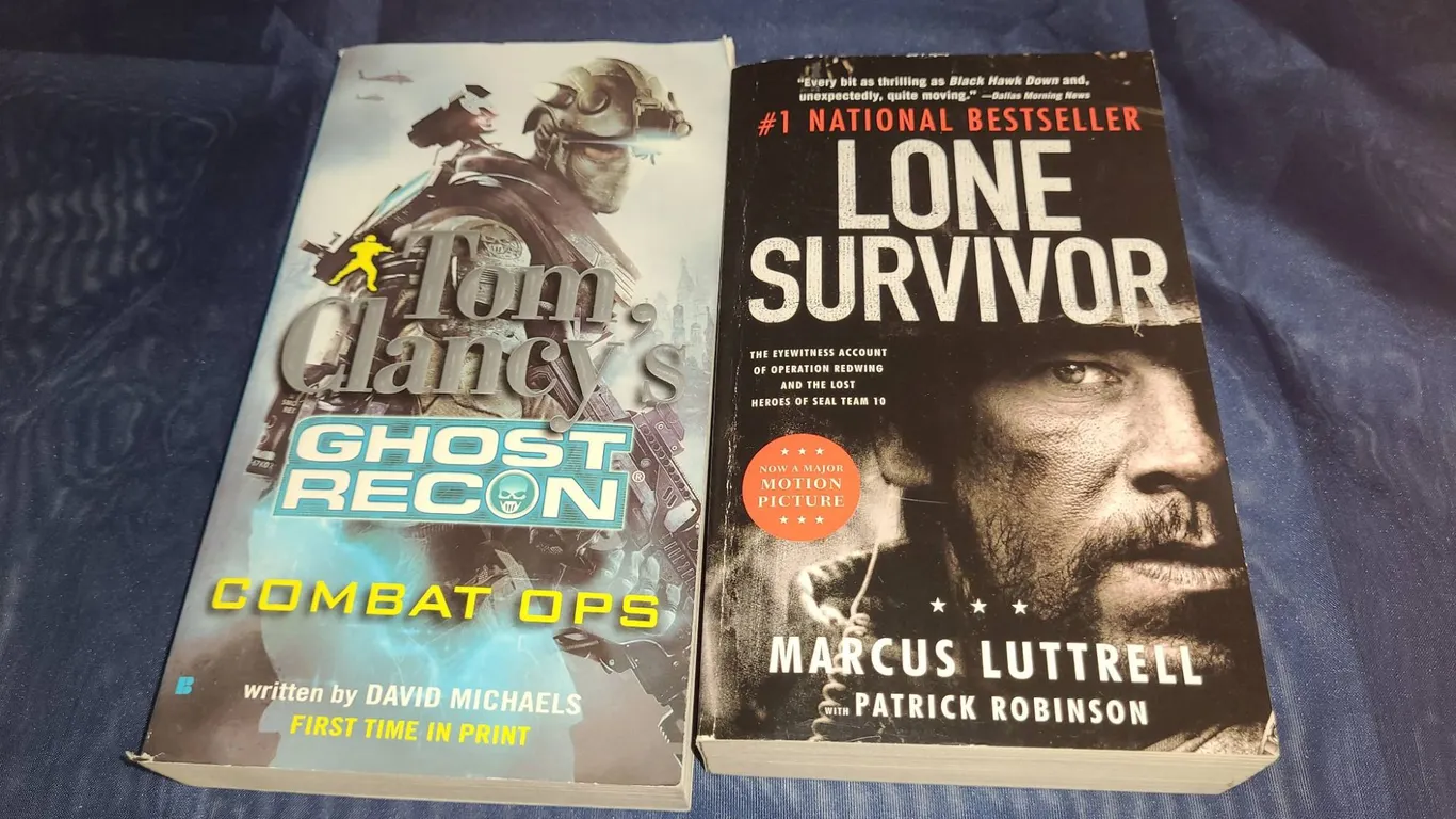 Tom Clancy's Ghost Recon Combat Ops & Lone Survivor Books