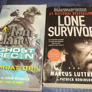 Tom Clancy's Ghost Recon Combat Ops & Lone Survivor Books
