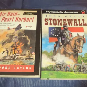 Air Raid—Pearl Harbor! and Stonewall Paperback Book Lot