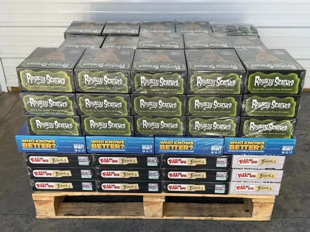 *NEW* Pallet of Assorted Party/Card Games - 126 Games