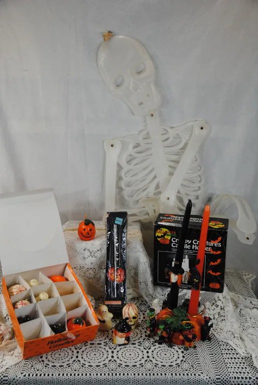 Candles & Skeleton