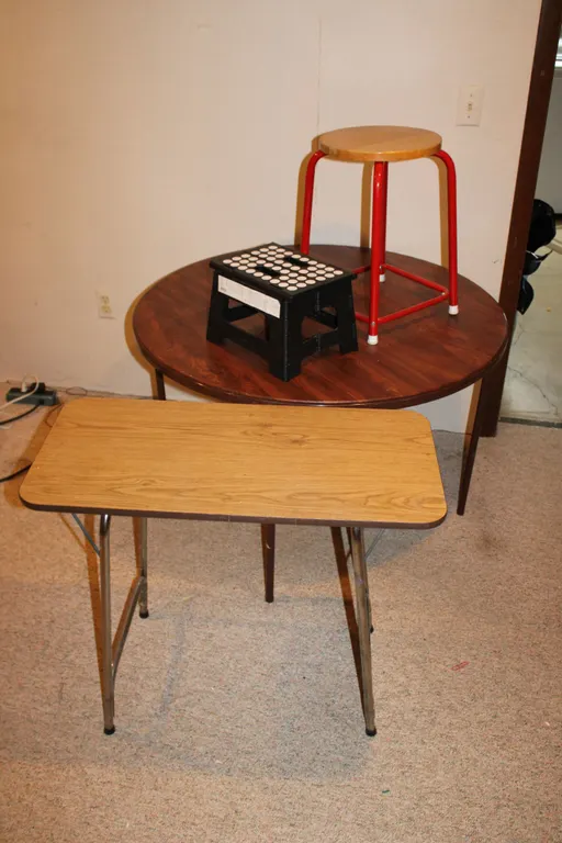 Tables, Stool & Stepstool