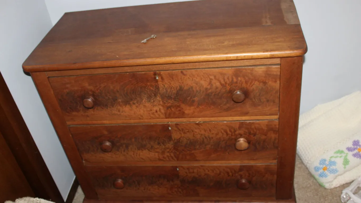 Antique Three-Drawer Dresser