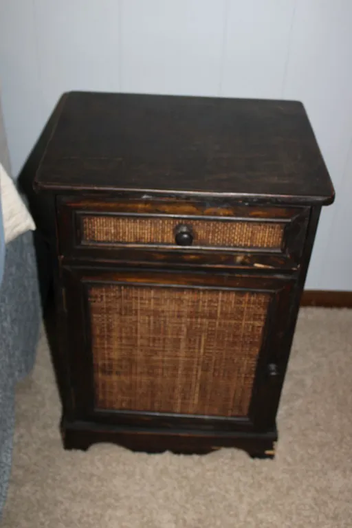 Cane & Wood Cabinet