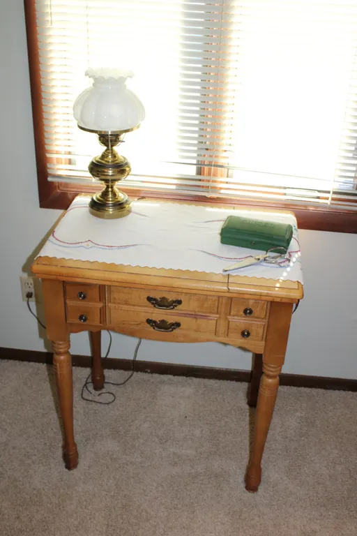 Singer Sewing Table & Accessories