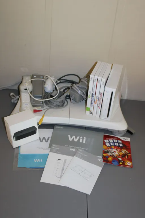 Nintendo Wii Console and Accessories & Apple TV Box