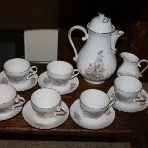 West German Kaiser Floral China Coffee Service