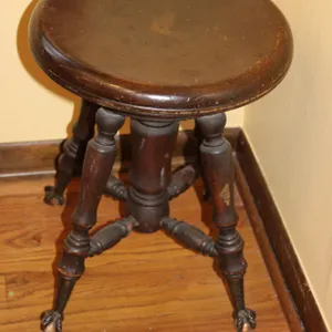 Antique Piano Stool
