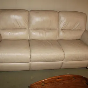Leather Recliner Sofa