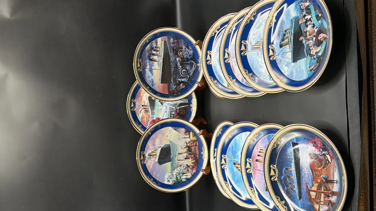 TITANIC PLATE COLLECTION BY JAMES GRIFFIN