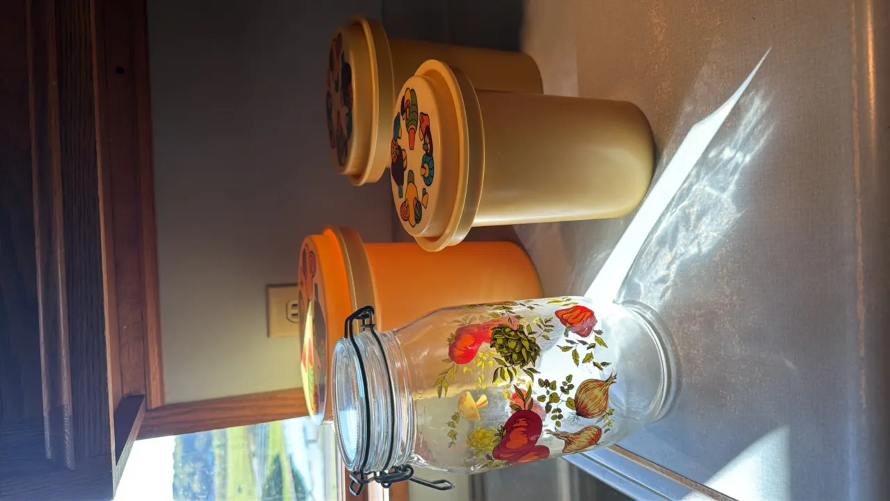 VINTAGE CANISTERS AND JARS