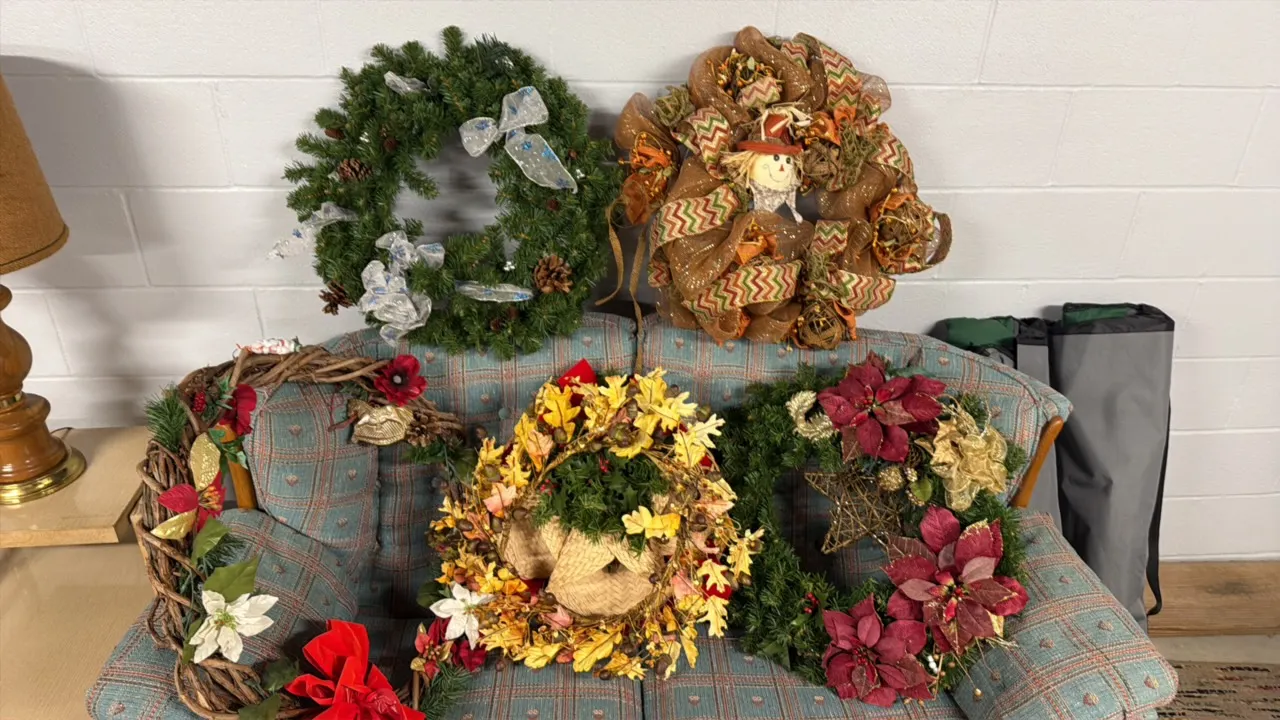 VARIETY OF SEASONAL WREATHS