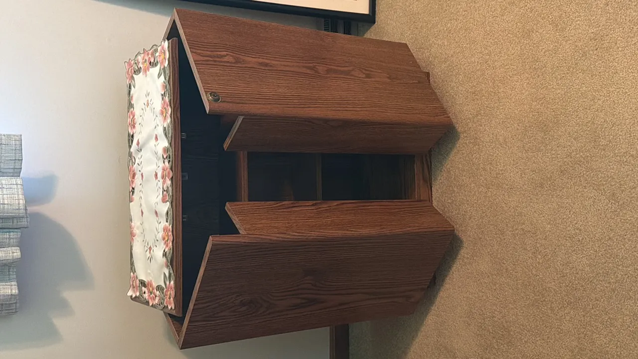 MCM STYLE CABINET BOOK/DISPLAY CASE