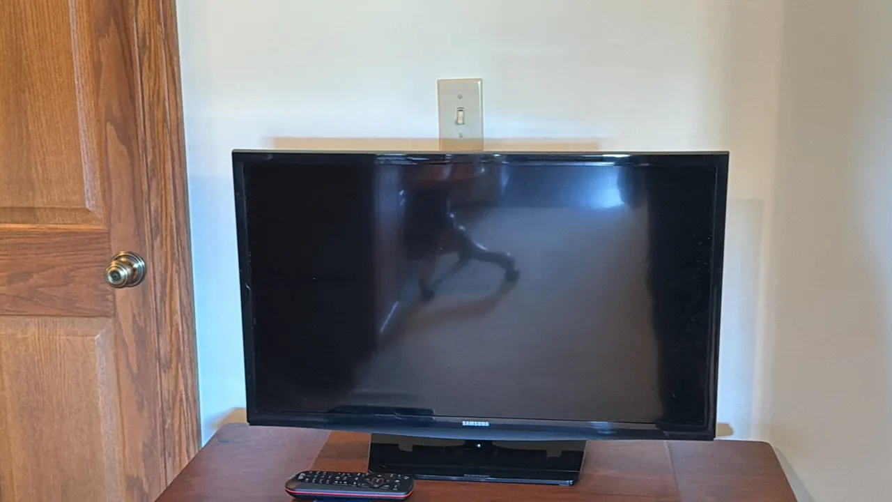 SAMSUNG TV AND REMOTE
