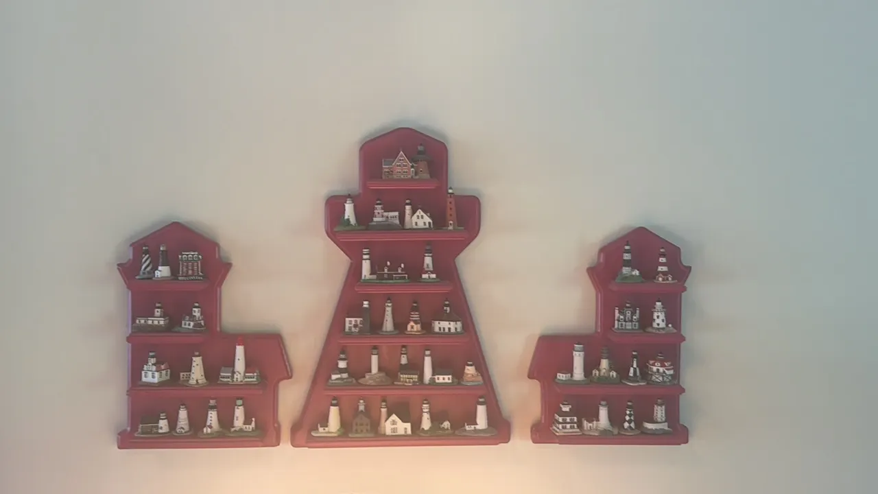 LIGHTHOUSE SET WITH WALL SHELVING