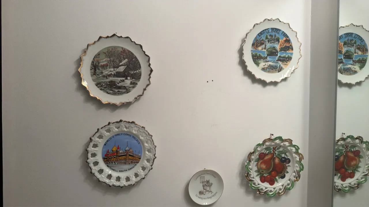 VARIETY OF DECORATIVE PLATES