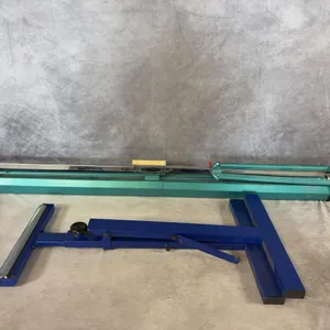 Fisch Adjustable Roller Stand & Vintage Da-Lite Projector Screen