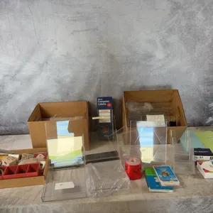 Bulk Hardware & Organizer Lot Including Screws, Brackets, Printer Ink & More